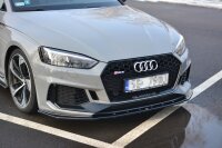 Maxton Design Front extension V.1 black gloss - Audi RS5 F5 Coupe / Sportback