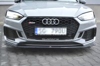 Maxton Design Front extension V.2 black gloss - Audi RS5...