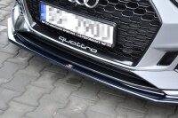 Maxton Design Front extension V.2 black gloss - Audi RS5 F5 Coupe / Sportback