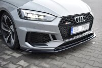 Maxton Design Front extension V.2 black gloss - Audi RS5 F5 Coupe / Sportback