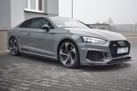 Maxton Design Front extension V.2 black gloss - Audi RS5 F5 Coupe / Sportback