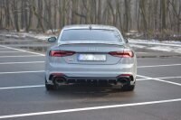 Maxton Design Diffuser rear extension black gloss - Audi RS5 F5 Coupe / Sportback