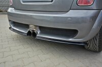 Maxton Design Rear extension Flaps diffuser black gloss - Mini R53 Cooper S JCW