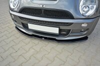 Maxton Design Frontansatz schwarz Hochglanz - Mini R53 Cooper S JCW