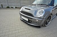 Maxton Design Frontansatz schwarz Hochglanz - Mini R53 Cooper S JCW