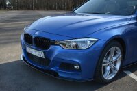 Maxton Design Frontansatz schwarz Hochglanz - BMW 3er F30 FL Sedan M-Sport