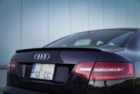 Maxton Design Spoiler Cap black gloss - Audi A6 S-Line C6 FL Limosine