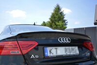 Maxton Design Spoiler Cap black gloss - Audi A5 SportBACK S-Line MK1 Facelift 8T