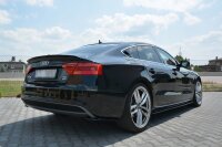 Maxton Design Side skirts extension extension black gloss - Audi S5 / A5 / A5 S-Line 8T / 8T FL Sportback