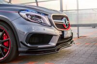 Maxton Design Frontansatz schwarz Hochglanz - Mercedes GLA 45 AMG SUV (X156) Pre-Facelift