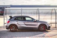 Maxton Design Seitenschweller Ansatz schwarz Hochglanz - Mercedes GLA 45 AMG SUV (X156) Pre-Facelift