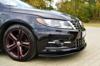 Maxton Design Front extension black gloss - VW CC R-Line