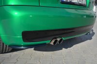 Maxton Design Heckansatz Flaps Diffusor schwarz Hochglanz - Audi S3 8L