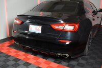 Maxton Design Heckansatz Flaps Diffusor schwarz Hochglanz - Maserati Quattroporte MK6 Pre-Facelift