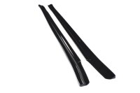 Maxton Design Side skirts extension extension black gloss - Maserati Quattroporte MK6 Pre-Facelift