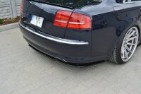 Maxton Design Mittlerer Diffusor Heckansatz schwarz Hochglanz - Audi S8 D3