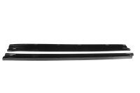 Maxton Design Side skirts extension extension black gloss - Fiat 500 Hatchback Pre-Facelift