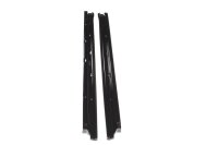 Maxton Design Side skirts extension extension black gloss - Fiat 500 Hatchback Pre-Facelift