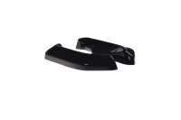 Maxton Design Rear extension Flaps diffuser black gloss - Fiat 500 Hatchback Pre-Facelift