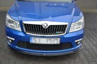 Maxton Design Front extension V.2 black gloss - Skoda...