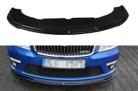 Maxton Design Front extension V.2 black gloss - Skoda...