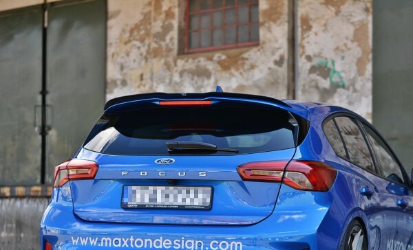 Maxton Design Spoiler Cap V.1 black gloss - Ford Focus ST-Line MK4