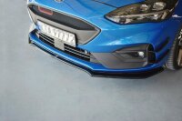 Maxton Design Front extension V.1 black gloss - Ford Focus ST / ST-Line MK4