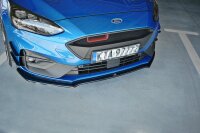 Maxton Design Front extension V.1 black gloss - Ford Focus ST / ST-Line MK4