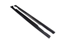 Maxton Design Side skirts extension extension black gloss - Mercedes C43 AMG W205