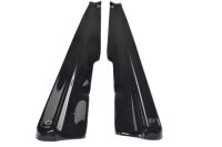 Maxton Design Side skirts extension extension black gloss - Mercedes C43 AMG W205