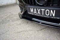 Maxton Design Front extension V.1 black gloss - Mercedes C43 AMG W205