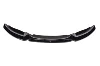 Maxton Design Front extension V.1 black gloss - BMW 1 Series E82 Facelift M Package