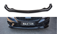 Maxton Design Front extension V.1 black gloss - Mercedes...
