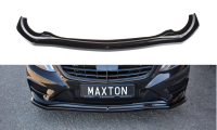 Maxton Design Front extension V.1 black gloss - Mercedes...