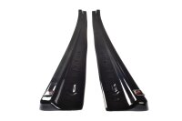 Maxton Design Side skirts extension extension black gloss - Mercedes S-Class AMG-Line W222