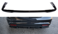 Maxton Design Middle diffuser rear extension black gloss - Mercedes S-Class AMG-Line W222