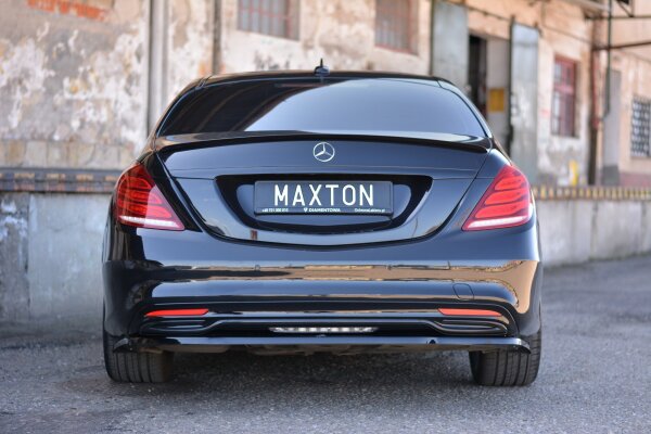 Maxton Design Spoiler Cap black gloss - Mercedes S-Class W222