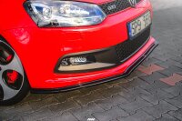 Maxton Design Front extension V.2 black gloss - VW Polo...