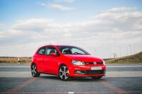 Maxton Design Front extension V.2 black gloss - VW Polo MK5 GTI 6R Pre-Facelift