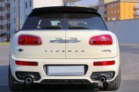 Maxton Design Heckansatz Flaps Diffusor schwarz Hochglanz - Mini Clubman S MK2 (F54) JCW