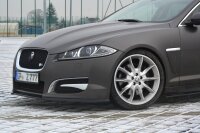 Maxton Design Front extension black gloss - Jaguar XF (X250) MK1 Sportbrake S-Pack