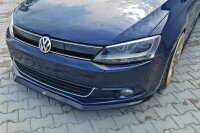 Maxton Design Front extension V.2 black gloss - VW Jetta...