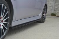 Maxton Design Side skirts extension extension black gloss - Mazda 6 MK2 Sport HATCH (GH-SERIES) Pre-Facelift