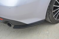 Maxton Design Rear extension Flaps diffuser black gloss - Mazda 6 MK2 Sport HATCH (GH-SERIES) Pre-Facelift