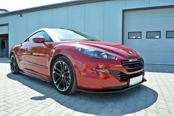 Maxton Design Front extension V.1 black gloss - Peugeot RCZ Facelift