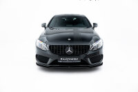 Maxton Design Front extension V.1 black gloss - Mercedes C-Class W205 Coupe AMG-Line