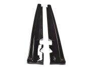 Maxton Design Side skirts extension extension black gloss - Mercedes C-Class W205 Coupe AMG-Line