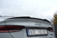 Maxton Design Spoiler Cap black gloss - Audi A5 S-Line F5 Sportback