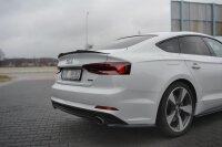 Maxton Design Spoiler Cap black gloss - Audi A5 S-Line F5 Sportback