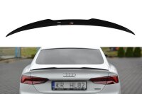 Maxton Design Spoiler Cap schwarz Hochglanz - Audi A5...